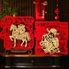 3 D Horse Year Desktop Ornament Chinese Style Zodiac Horse Figurines  Festive Present