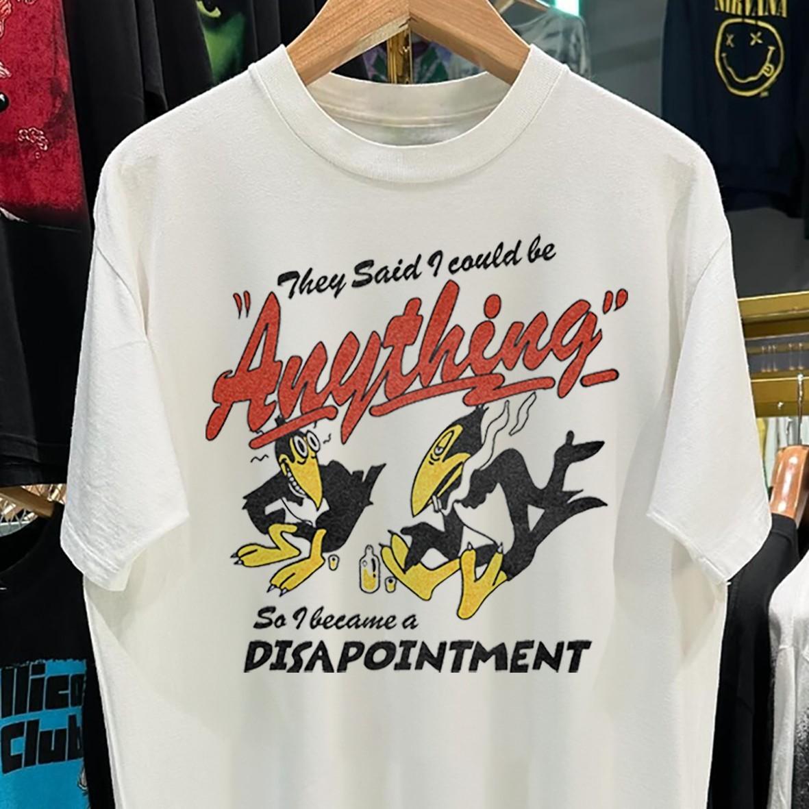 Disappointment Heckle Jeckle Rare T-Shirt White XXL 4XL