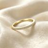 Copper Ring with Inlaid Diamonds: Simple, Exquisite, and Trendy Design