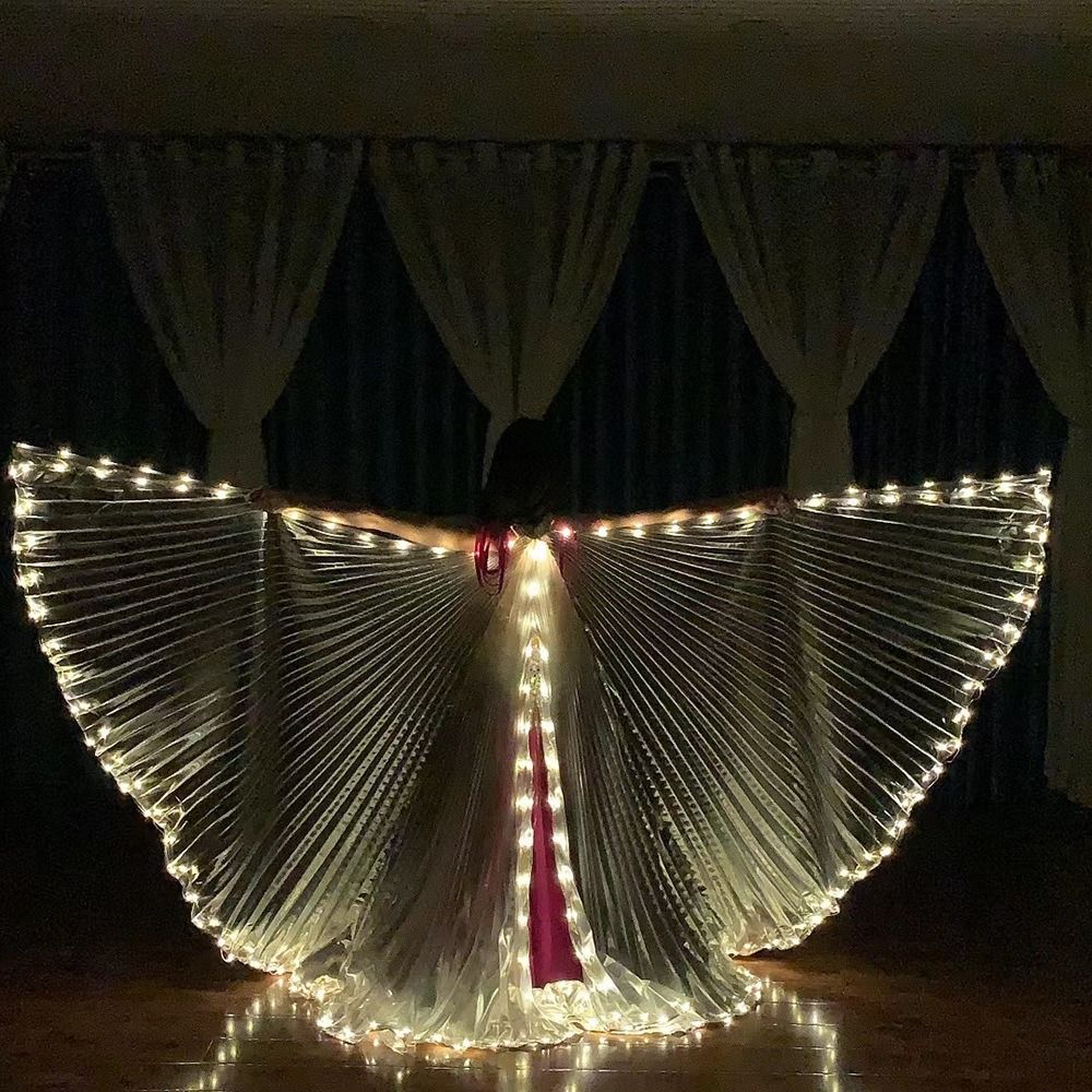 Dance Party LED Wings Lighted Dance Props New LED Belly Dance Accessories Props
