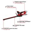 Einhell taille-haies sans fil gc-ch 18/40 li solo pxc (18v, longueur de coupe 40 cm) livré sans batterie ni chargeur