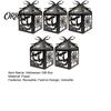Durable Reusable Props 5Pcs Halloween Gift Box, Bat Decor Candy Container, Trick or Treat Festival Hanging Ornaments Spooky Paper Box for Home, Party