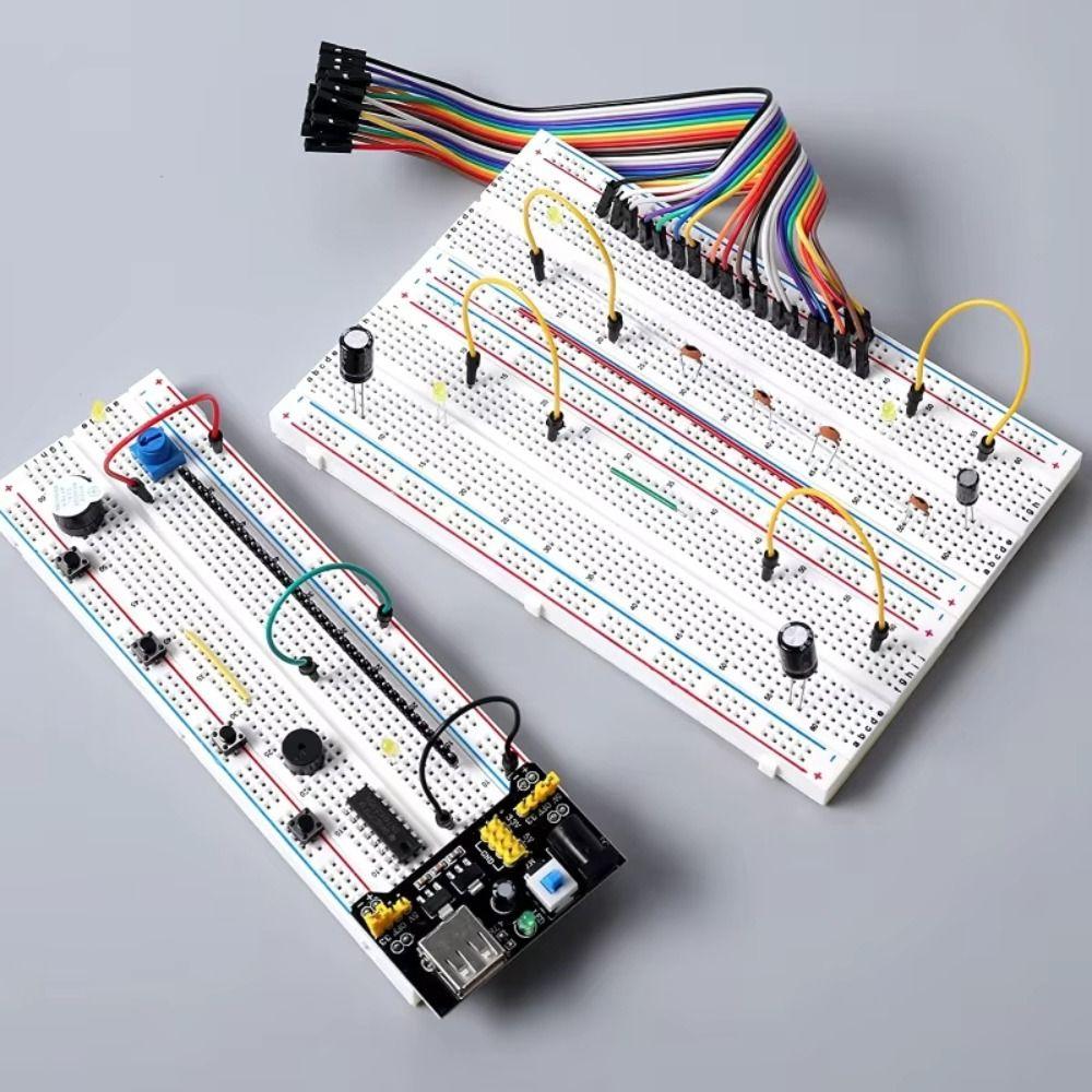 Propojovací vodiče Prototypovací deska 400 bodů Bread Board Vývojová deska PCB Breadboard Pro laboratorní použití