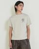 Diaendeukweseucheon Big Wheel Print T-Shirt / Beige