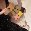 Flat-bottomed Slippers Women's Outer Wear 2025 Summer New Stepping On Shit Soft Bottom Retro Beach Beautiful One-word Small Cool Slippers