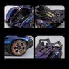 1/18 Lamborghini Vision Gran Turismo V12 GT Supercar Alloy Car Model Sound and Light Pull Back Children's Toy Collectibles Birthday Gift