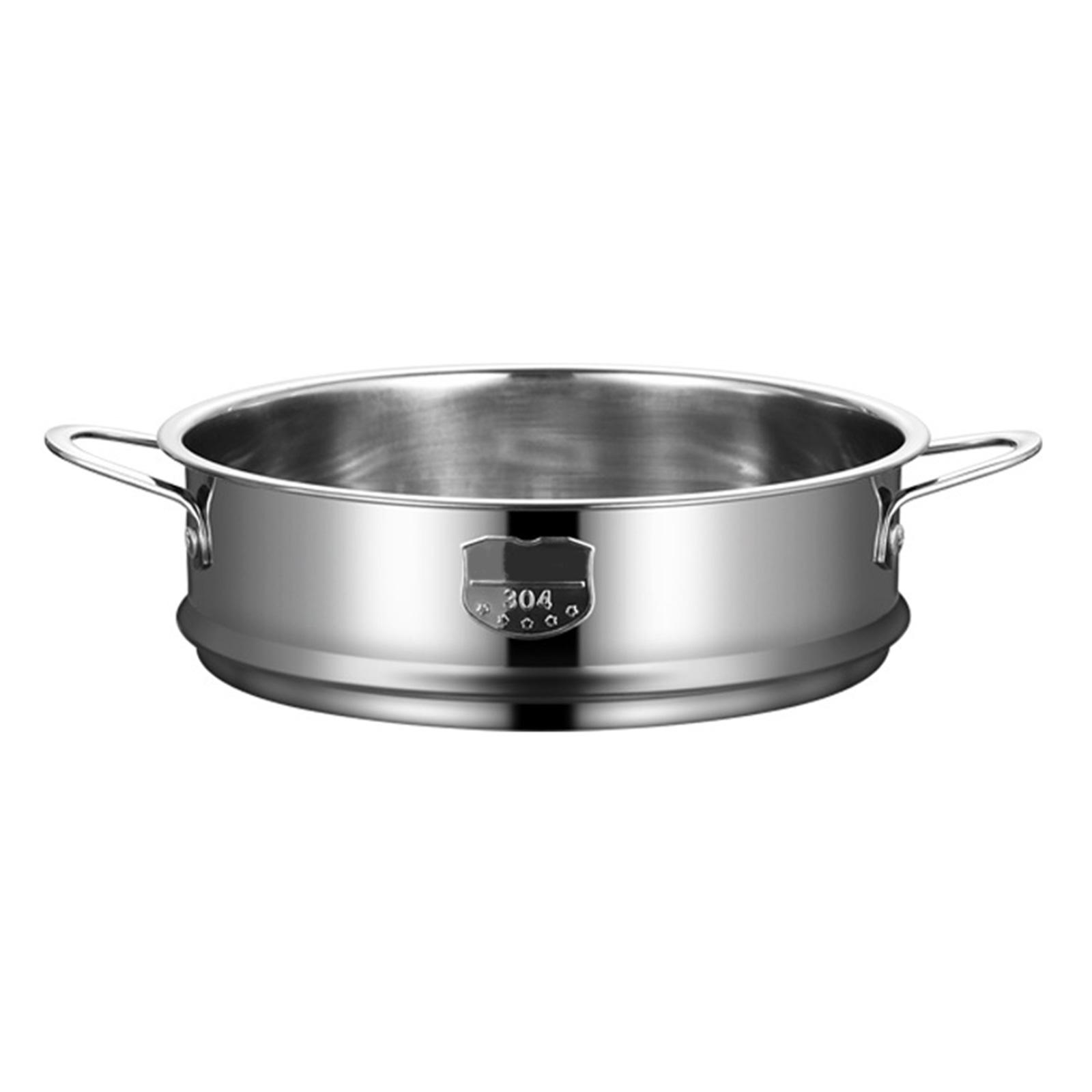Stainless Steel Steaming Rack with Handle Vegetable Food Steamer Basket Sum Dumplings Bun Steamer Kitchen Cooking Tool