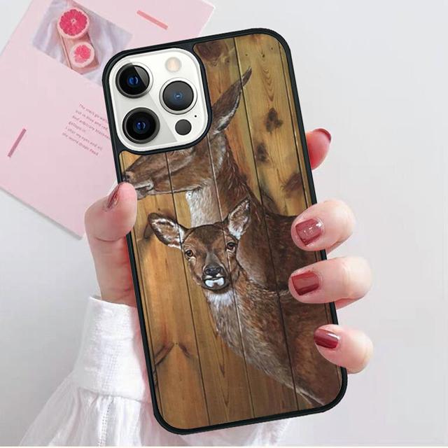 Reindeer Coque Shell For iPhone 17 Air 15 16 14 13 12 Pro Max 11 Pro Max Plus Phone Case Cover