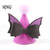Ghost Pet Costume Halloween Pointed Hat, Cute Witch Pumpkin Cat Pom-pom Lightweight Hat for Cats And Small Dogs Holiday Party Accessory