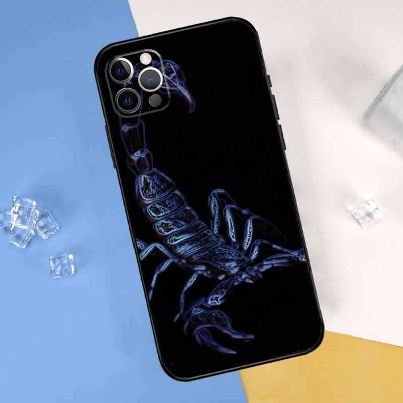 Scorpion Phone Case For iPhone 16 Pro Max 12 13 Mini 11 14 15 Pro Max XR 16 15 Plus 16e Cover Shell