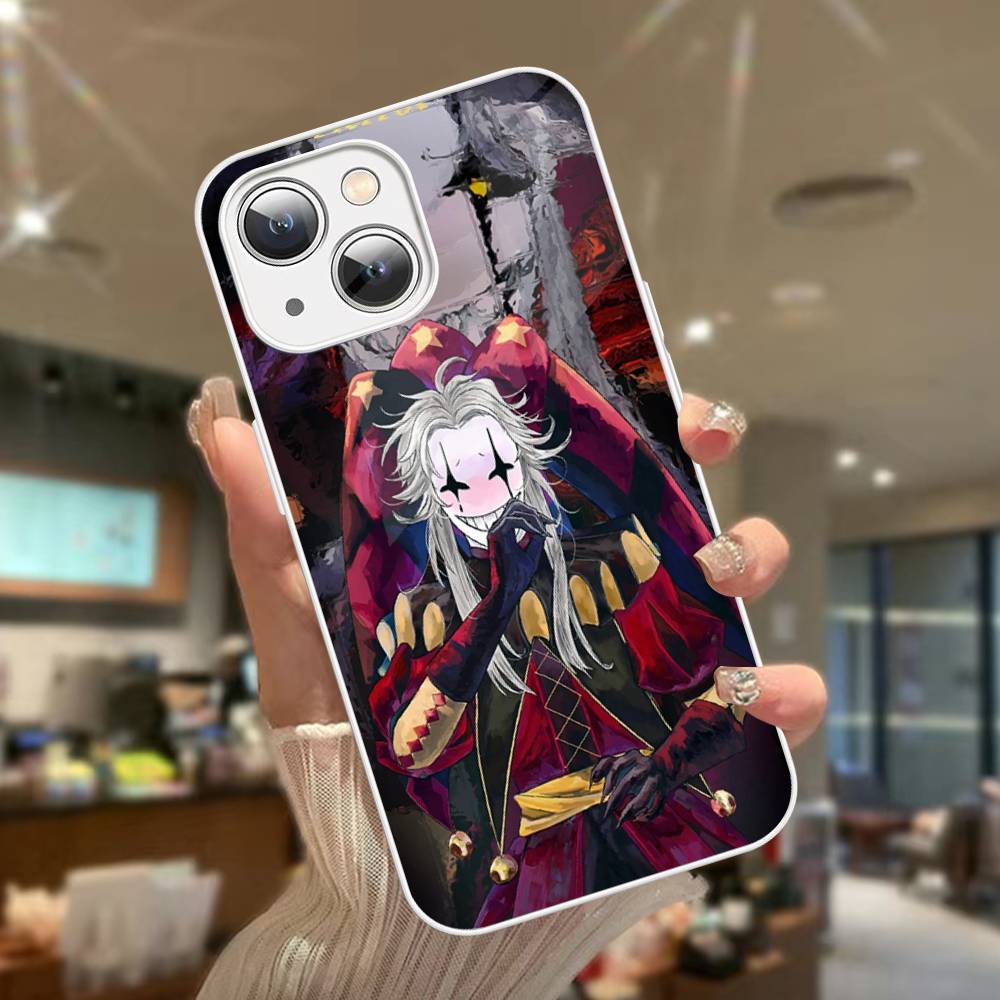Der Freak Circus Pierrot Spiel Für iPhone 14 13 12 Mini 11 Pro XS Max X XR 14 Plus Gehärtetes Glas Cover