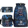 3pcs Girl Group Katseye Printed Children Backpack Set Boys Girls Schoolbag Students Lightweight Backpacks Back To School Gift