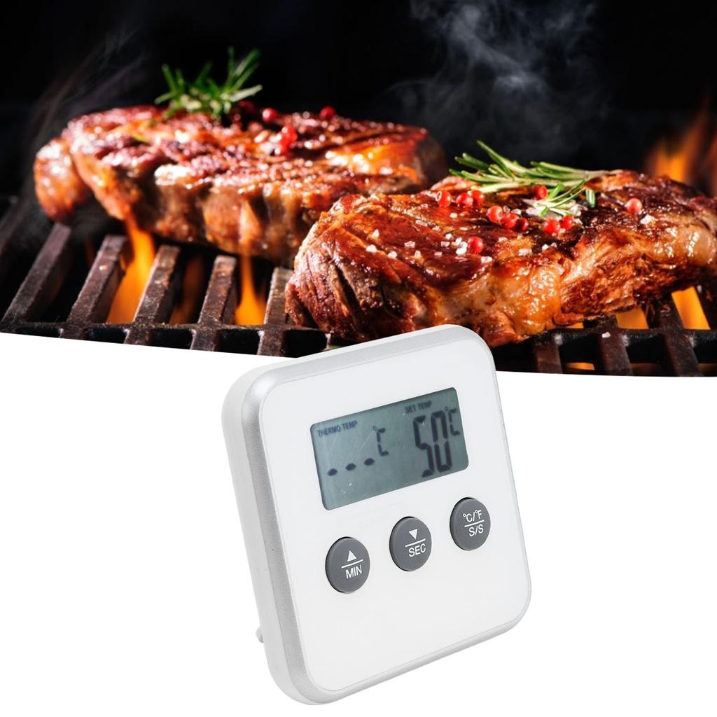 Food Thermometer Electronic LED Meat BBQ Digital Thermometer for Cooking Kitchen