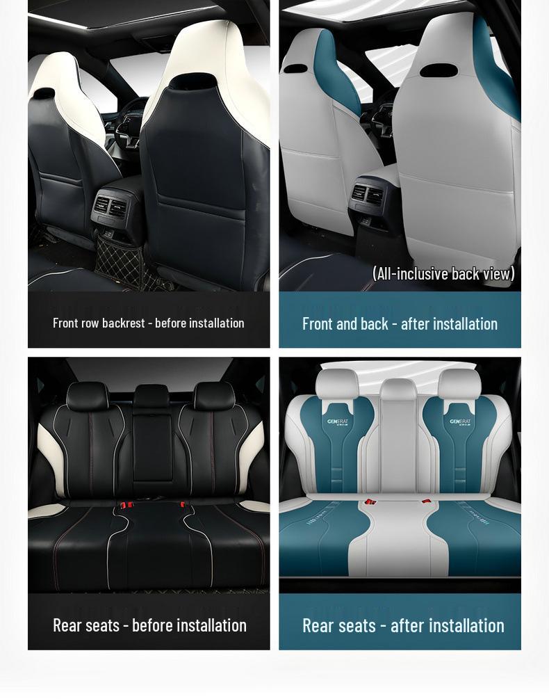BYD Qin Plus EV Semi-Enclosed Seat Cushion, Four Seasons Universal Cover & Qin Plus DMI Set