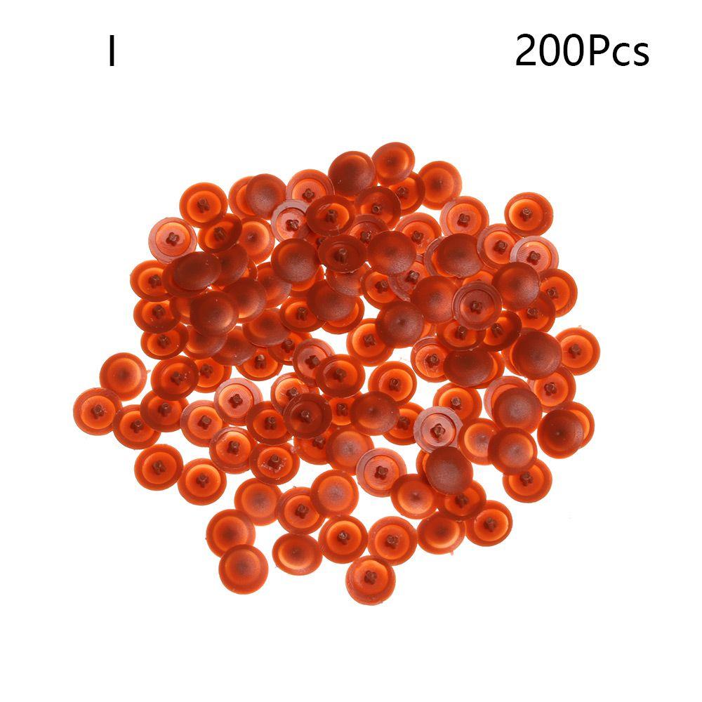 200pcs/bag Plastic Furniture Exterior Hardware Protective Cap Nuts Covers Cross Screws Decor