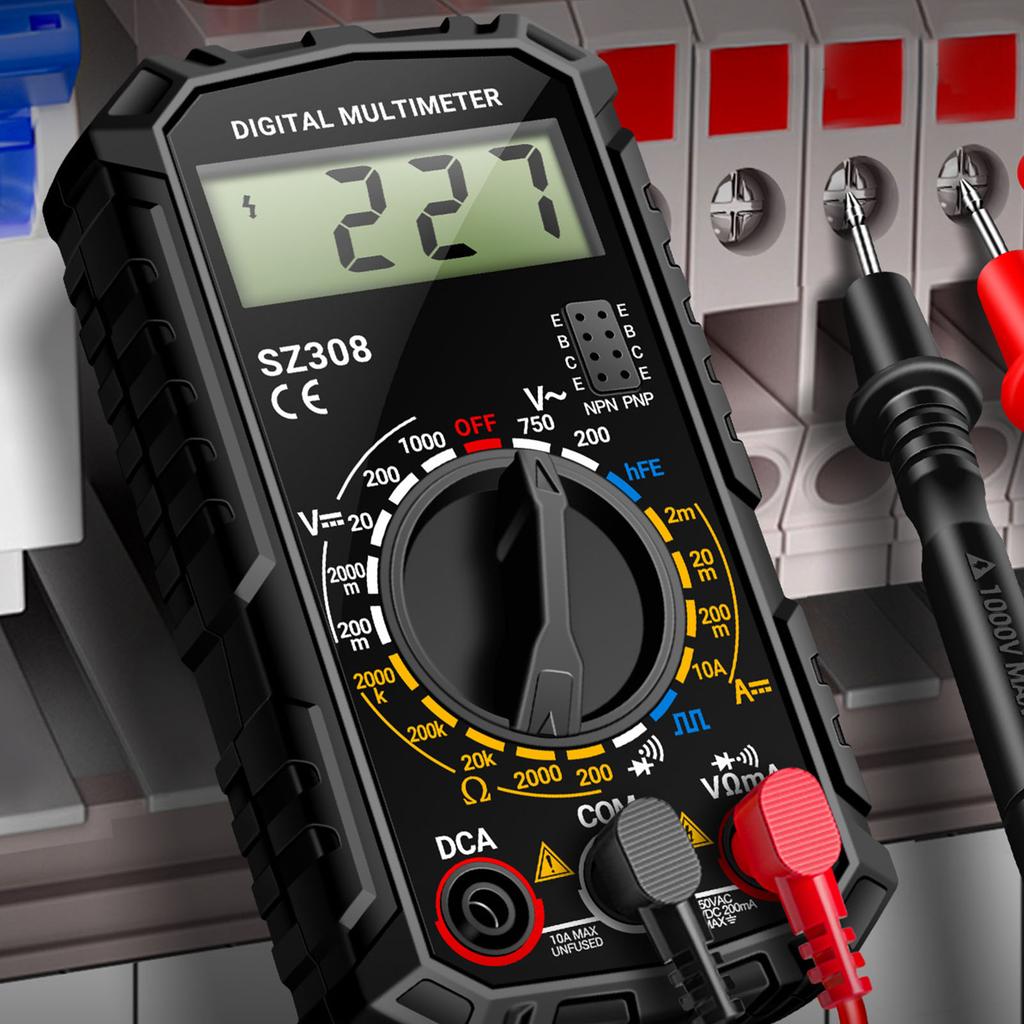 ANENG SZ308 Digital Multimeter Portable Mini Voltage Current Tester Multifunctional Multimeter Repair Maintenance Tools