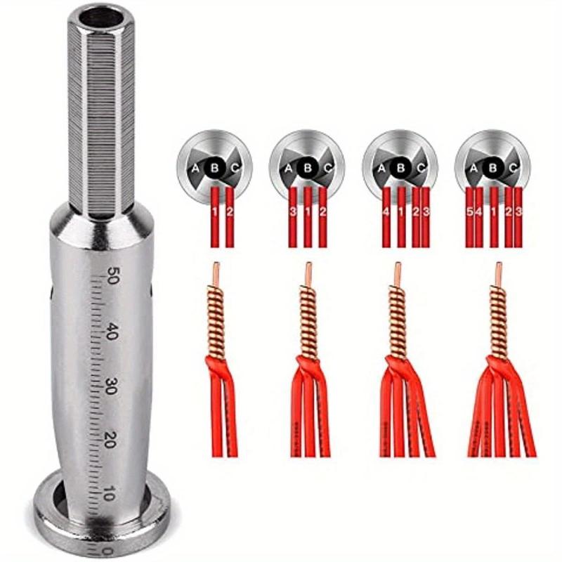 Universal Wire Twisting Tool Automatic Electrical Cable Connector Quick Stripping Twister for Drill Driver.