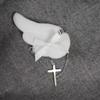 Plush Angel Wing Side Clip Teens Girl Y2K Hair Styling Clip Cool Girl Headdress