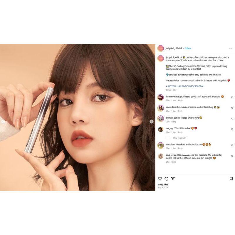 Judydoll - 3D Curling Eyelash Iron Mascara - Classic (2 Colors)