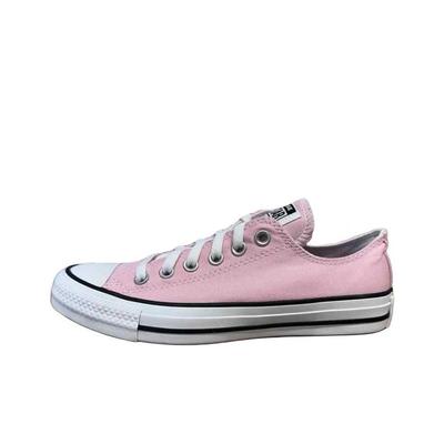 All Star Comfortable Simple Low Top Canvas Shoes Unisex Sneakers Pink A12817C