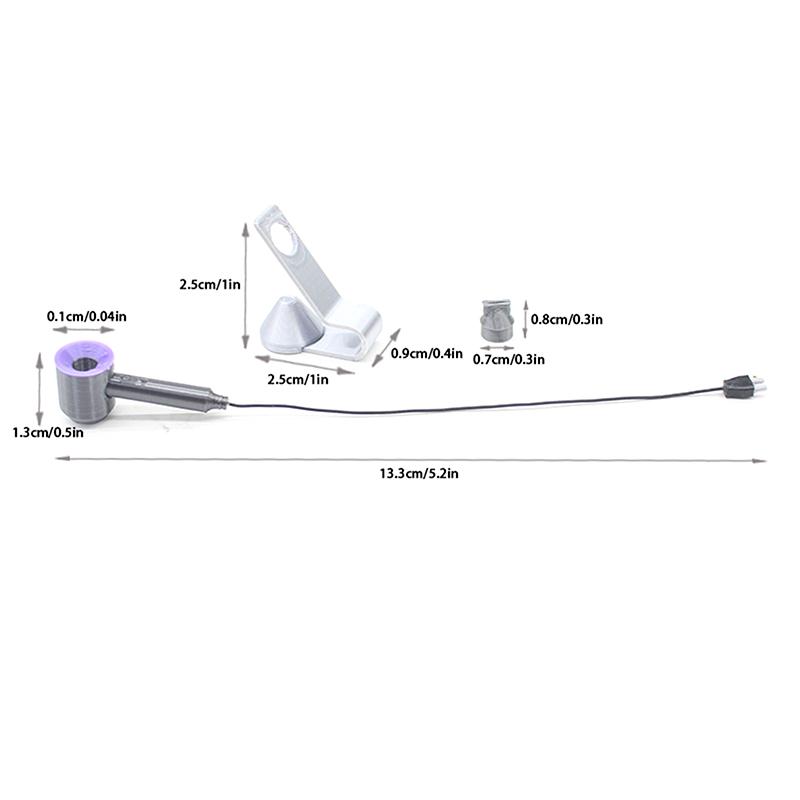

1 Набор Кукольный домик Миниатюрный Бытовая техника Сцена Украшение Мини Модель фена Аксессуары для кукол Игрушки фиолетовый