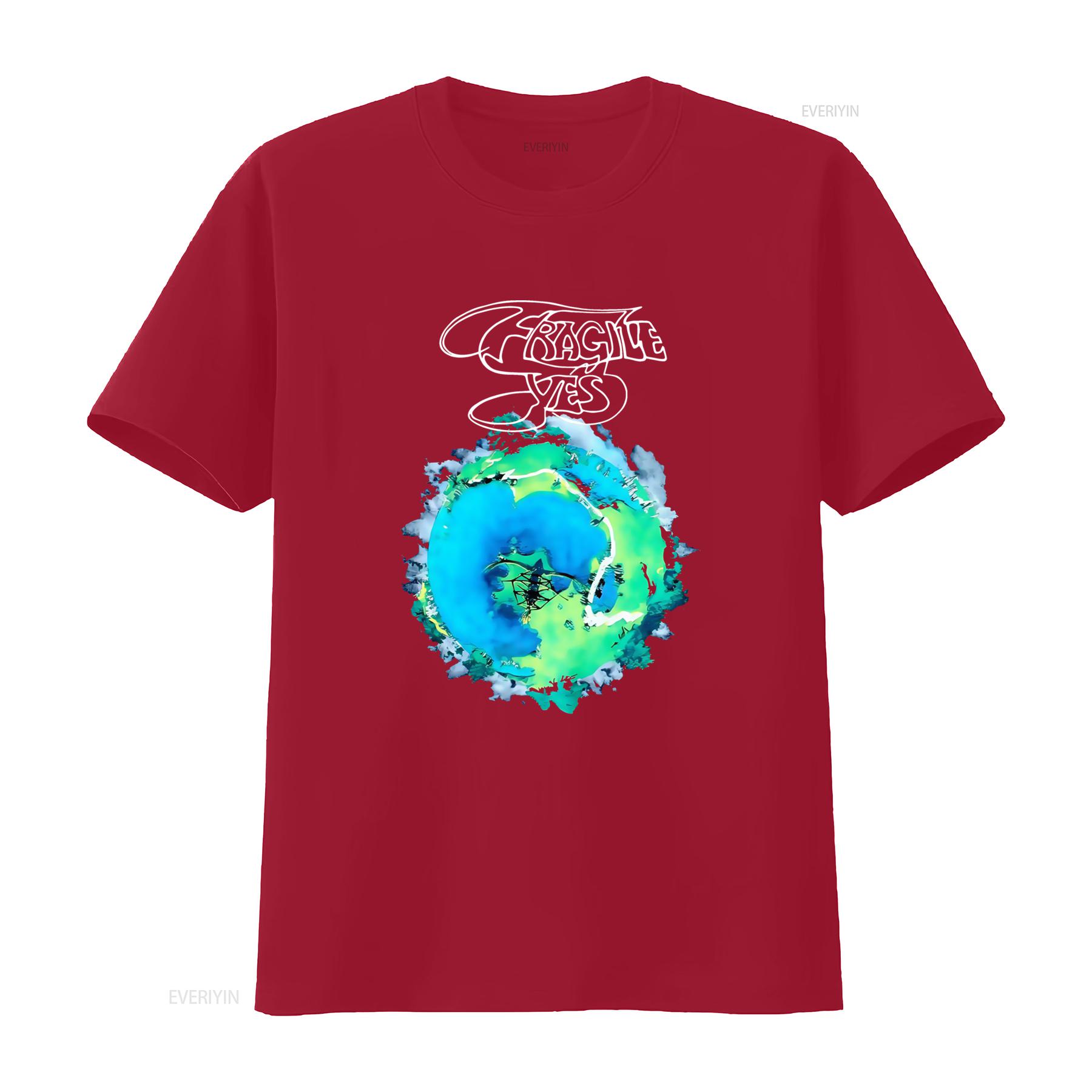 

Yes Fragile Rock Band Jon Anderson Bruford Wakeman T shirt New Black Short Long Sleeve Available in 3xl 4xl 5xl vintage Washed S