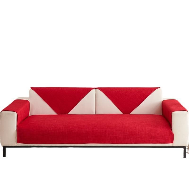 Sofa Cushion, Simple And Modern Seat Cushion, New Winter Sofa Cover, Non-Slip Sofa Cover Cloth Towel, Universal  In All Seasons