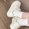 Fashion Spring Autumn New Fashionable Round Head Comfortable Cute Versatile Women's Shoes White Women's Casual Thick soled Sports Shoes