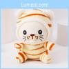 Mini Plush Tiger Keychain Adorable Cartoon Animal Bag Ornament For Kids