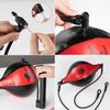 New Portable Training Double End Bag Boxing Punching Ball Flexible PU Leather Fitness Core Training And Coordination Equipment