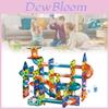 Magnetic Building Blocks Toy For Kids With Colorful Scene Track And Diy Fun