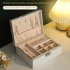 High-Capacity  Pu Leather Jewellery Storage Boxes Portable Travel Jewelry Box Necklace Earrings Ring Jewelry Organize