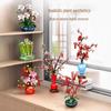 Lele Brothers New Year Persimmon Ruyi Building Blocks: Handmade Spring Festival Flower Ornament for Kids