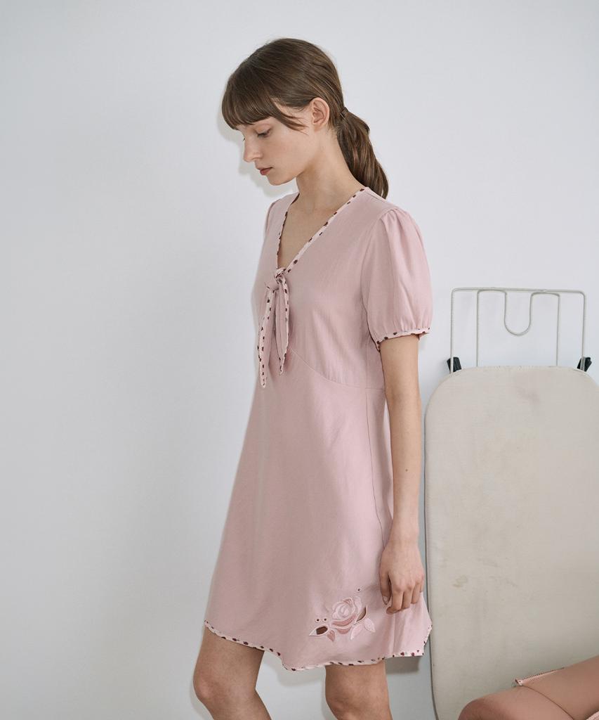 Sinun Rose Garden Ribbon One-Piece (Rose)