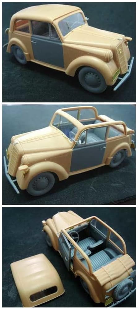 Bronco Model 1/35 Scale German Small Commander's Car, Open Car, 1937, Plastic Model Kit CB35047