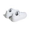 Adidas Neo Breaknet Synthetic Leather Low-Top Skate Shoes Kids Sneakers White HP8969