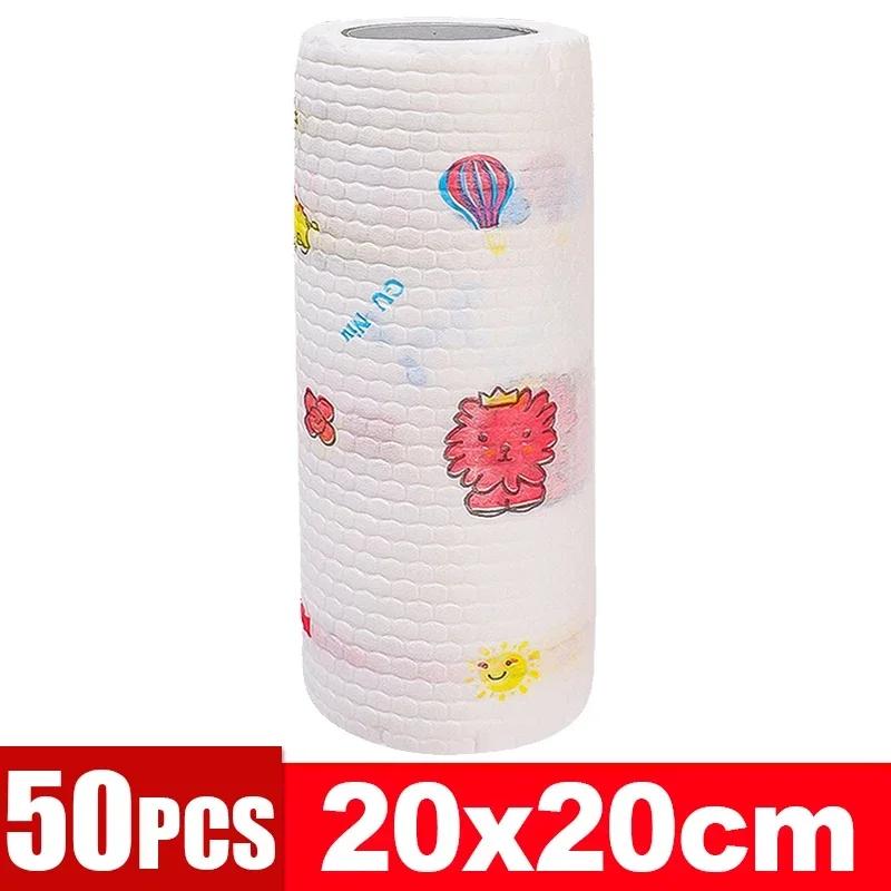 Non-Woven Disposable Cleaning Cloths Rags For Household Kitchen Dishwashing Scouring Pads Dishcloths Wipes Towels Cleaning Tools