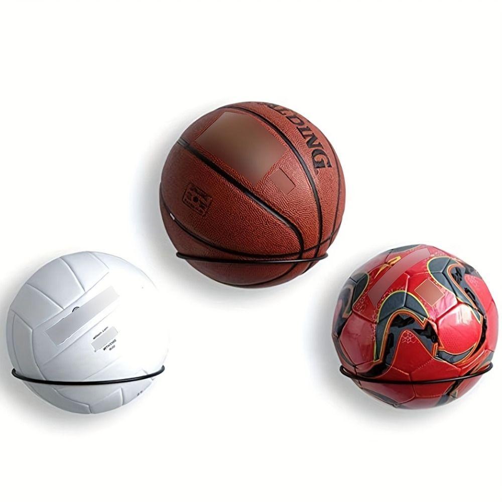 Multi-purpose Basketball Storage Rack Wall Mounted Football Display Stand  Living Room Decoration