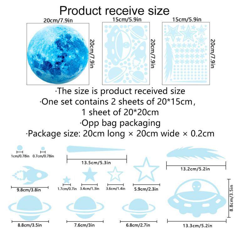 Nálepky na stěnu svítící hvězdy svítící ve tmě dekorace do obývacího pokoje ložnice vypínač dětský pokoj koleje DIY kreativní samolepky svítící ve tmě