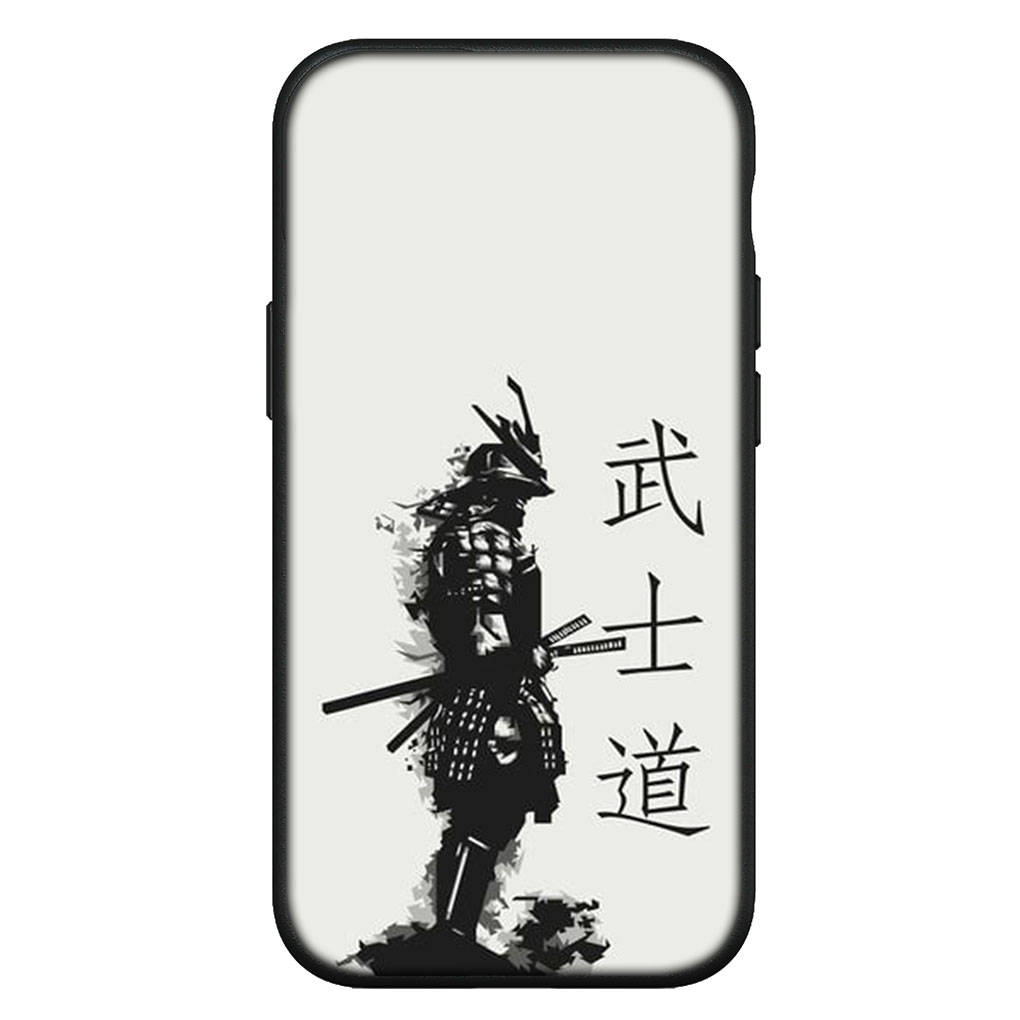 Cover for iPhone 16 15 Xiaomi Redmi Note 14 13 12 11 Pro Max X 8 9 16e Samsung Galaxy S25 S24 S23 Moto OPPO Huawei Bushido Samurai Yin Yang Phone Case