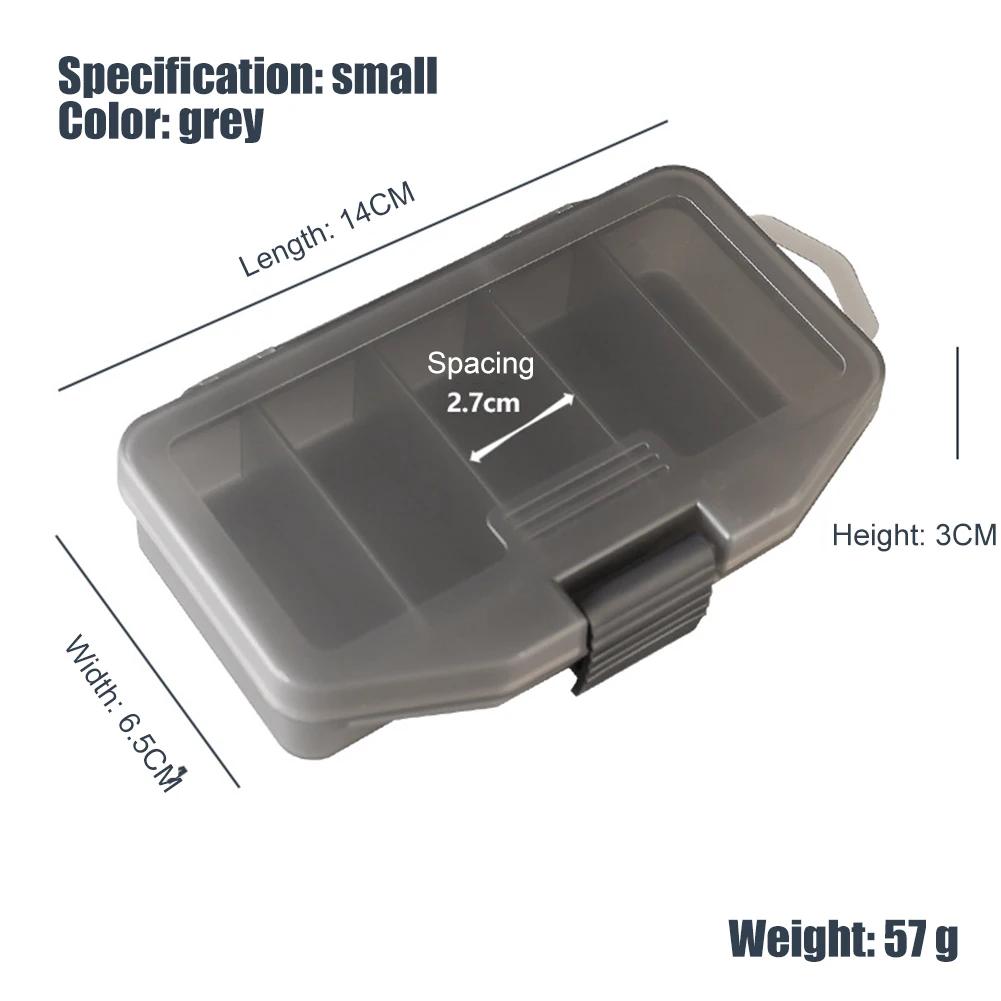 Transparent 48 Grids Plastic Fishing Tackle Box Lures Bait hooks Connector Storage Case Container Organizer Collection Tools