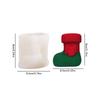 Silicone Boot Shaped Candle Mould With Bells Embossing for Candle and Craft