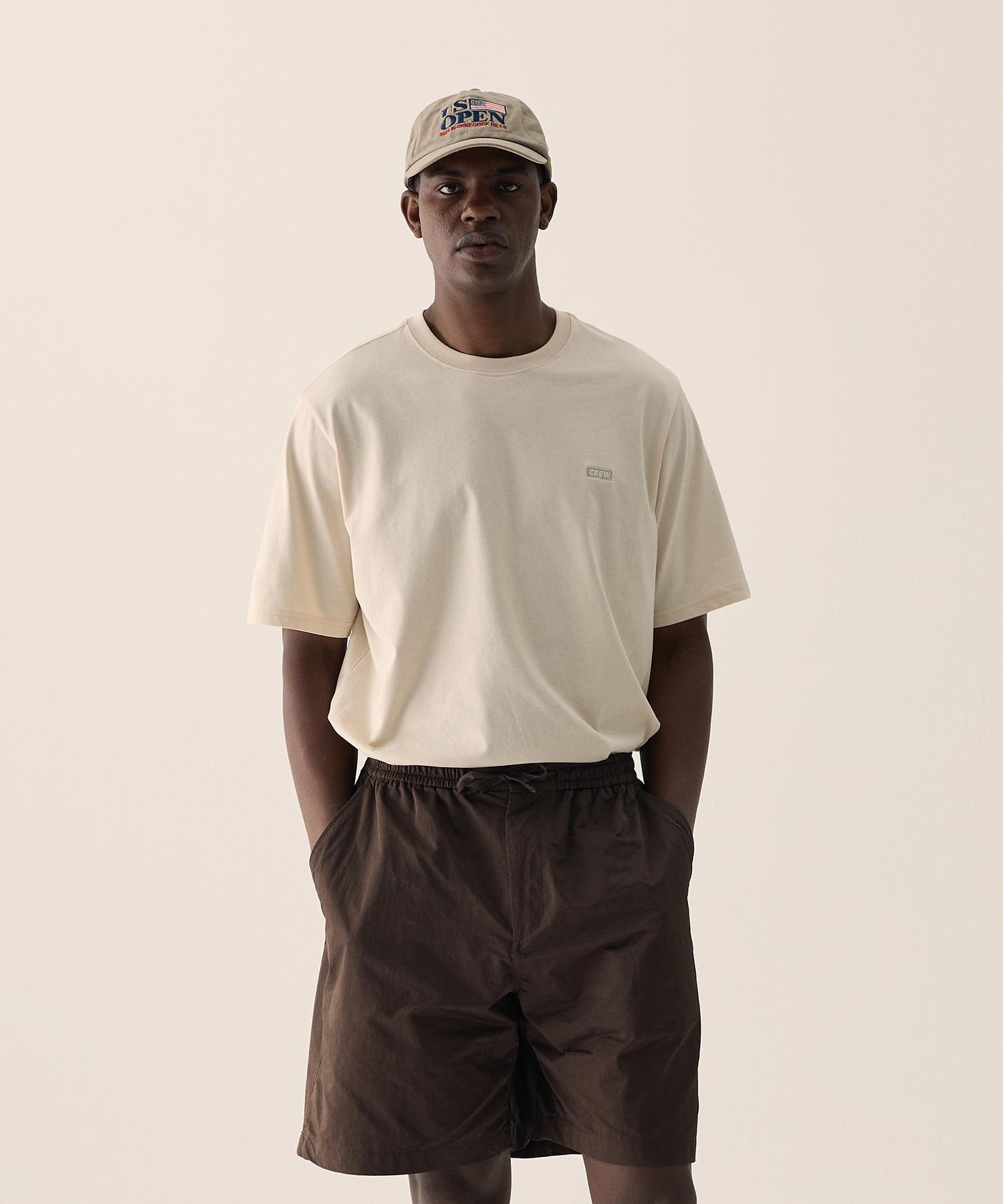 Crew Members Only Resort Back Logo Ts Cream Cream/M