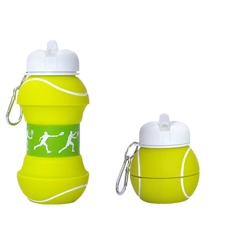 Silicone Fold Water Bottle Outdoor Sports Water Bottle Leakproof Portable Student Kids Water Bottle Soft Water Bottle Bpa Free
