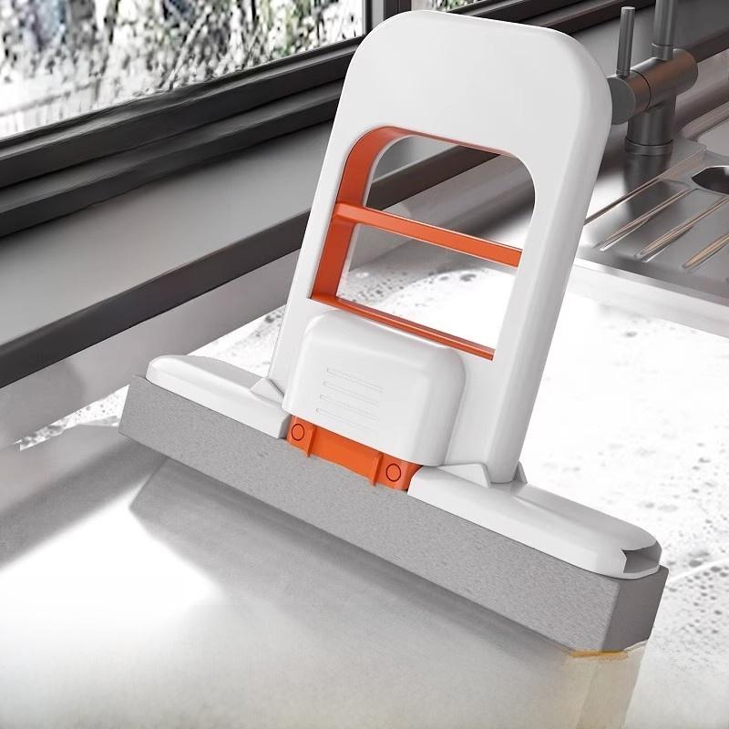 Handheld Glass Cleaner  Batoom Mop No Hand Wa Required Convenient Durable Cloth for Desktop Surface Cleaning