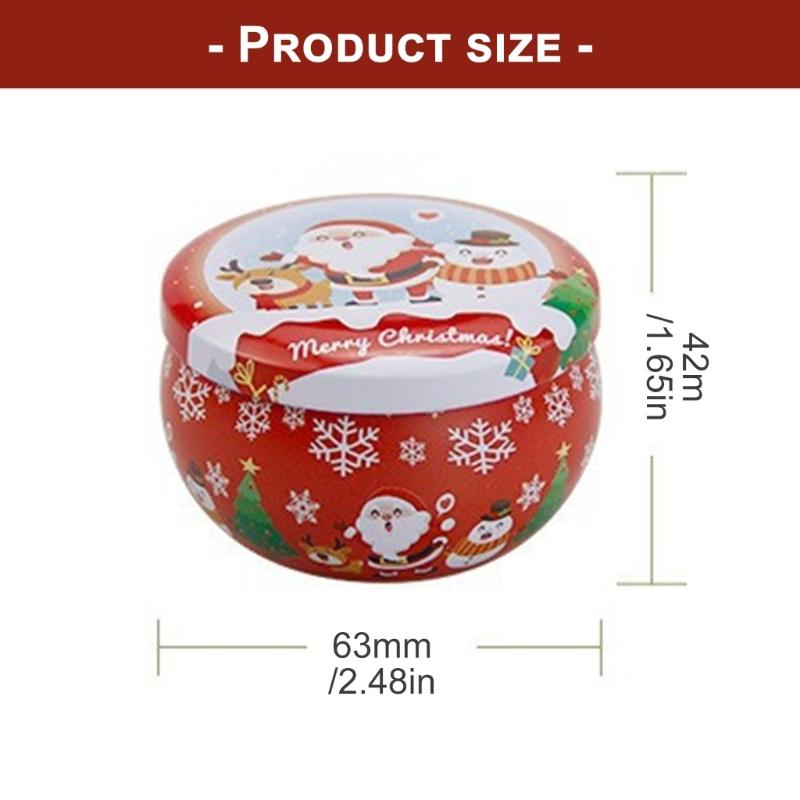 Holiday Scented Candle Long Burning 8 Hour Christmas Decoration Gift In Gift Box Natural Aromatherapies Candle