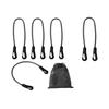 Cinghie per Gambe per Coperta da Cavallo Elastiche di Ricambio con Clip a Doppia Estremità Lunghezza Regolabile da 21" a 28" Cinghie Elastiche per Gambe