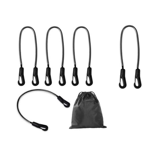 Cinghie per Gambe per Coperta da Cavallo Elastiche di Ricambio con Clip a Doppia Estremità Lunghezza Regolabile da 21" a 28" Cinghie Elastiche per Gambe