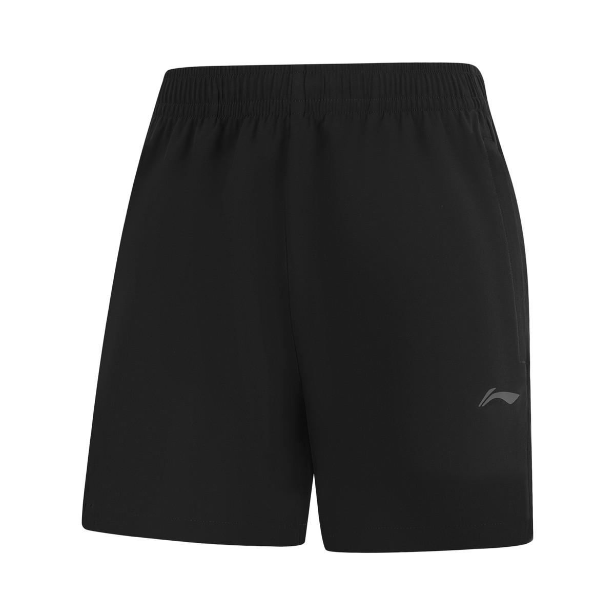 Li-Ning Fashion Quick-Drying Breathable Shorts Women bottoms Black AKSW430-2 S