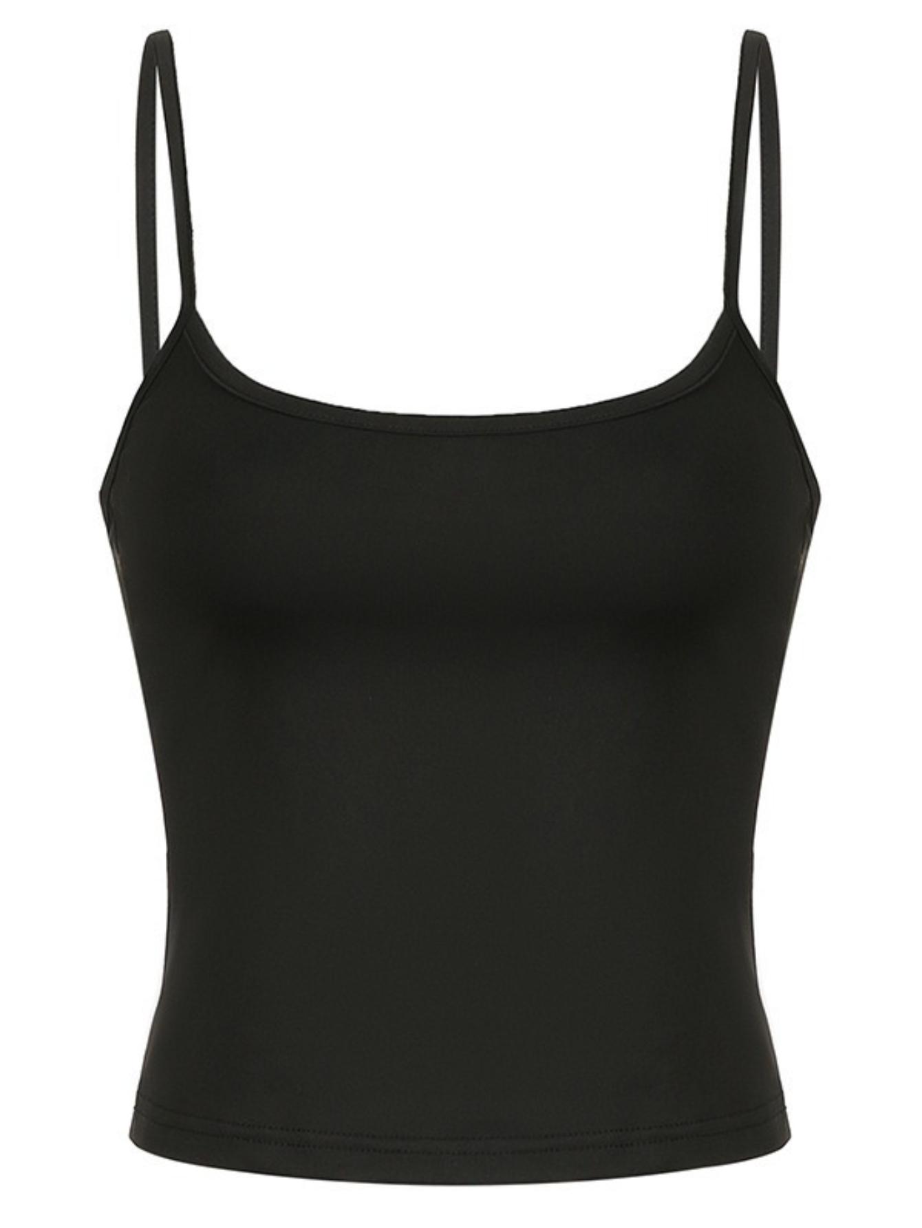 

Crop Tops Solid Halter Tank Top Women Summer Camis Backless Camisole Fashion Tube Top Female Sleeveless L чорний